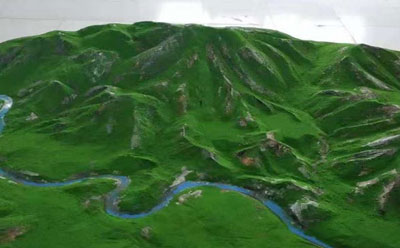 现代张掖张掖沙盘模型的优势