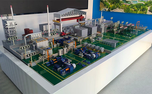 酒钢集团东铝厂-铝材生产线张掖机械模型